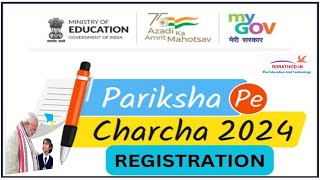 ppc 2024  Registration  PPC Participation Link  Pariksha pe charcha Registration myGovin [upl. by Warfore414]