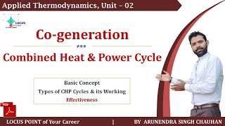 Cogeneration in hindi Combine Heat and Power Cycle Topping cycle Cogeneration power plant [upl. by Eytteb]