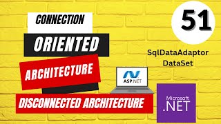 51 ASPNET Course  Connection Oriented Architecture Vs Disconnected architecture  DataSet [upl. by Forras]