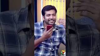 ❤️Jeyam Ravi amp wife Aarti Phone Call in interview❤️ shorts short trending jeyamravi tamil love [upl. by Aramois]