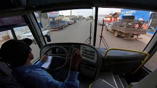 90Dirigindo ônibus rodoviário B9R Volvo ishiftGarças Turis Alto Garças MT x Rondonópolis [upl. by Aslin]