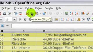 OpenOfficeorg  Daten aus einer Tabellenkalkulation in eine Datenbank importieren [upl. by Danae]