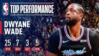 Dwyane Wades LEGENDARY Performance Against The Warriors  February 27 2019 [upl. by Bentlee]