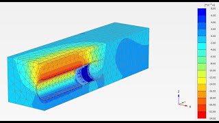 المحاضرة 24  Plaxis 3D  Tunnels simulation  part 5 [upl. by Itisahc]