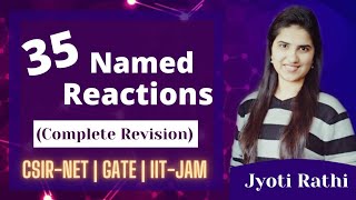 Name reactions in chemistryName Reactions in Organic Chemistry for csirnet gate iit jamJ Chemistry [upl. by Fabrice]