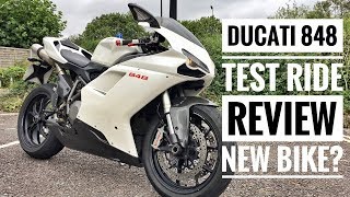 Ducati 848 Test Ride Review [upl. by Arakawa]