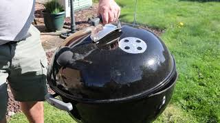 Helpful Clean Up amp Set Up Tips For a Weber Charcoal Grill [upl. by Meredith]