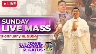 SUNDAY FILIPINO LIVE MASS TODAY II FEBRUARY 18 2024 II FR JOWEL JOMARSUS GATUS [upl. by Darken]