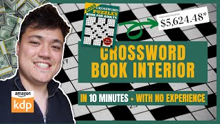 Create A Crossword Book FAST using only FREE software for Amazon KDP lowcontentbooks crossword [upl. by Normandy]