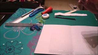 Booklet binding Saddle Stitch Tutorial [upl. by Josy]