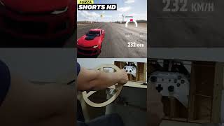 CAMARO ZL 1 2017 SERIES ARRANCADA FORZA HORIZON 5 6 shorts short volantecaseiro forzahorizon [upl. by Seuqirdor735]