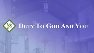 Webelos Duty to God and You [upl. by Newlin]