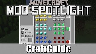 Minecraft Mod Spotlight CraftGuide 162164 [upl. by Eahs]