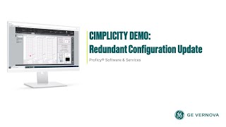 CIMPLICITY DEMO Redundant Configuration Update RCU [upl. by Anne-Marie]