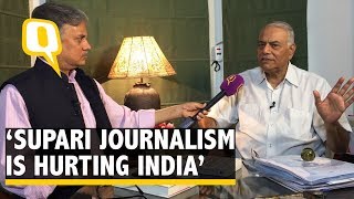 Supari Journalism and Ultranationalists are Hurting India Says Yashwant Sinha [upl. by Yenahpets782]