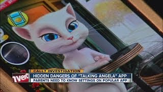 Testing The CREEPY TALKING ANGELA App for the First Time [upl. by Any636]