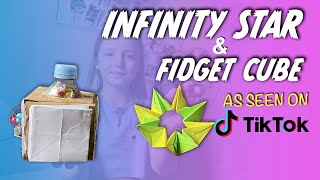 TIKTOK INFINITY STAR amp FIDGET CUBE  HOW TO MAKE TUTORIAL  LIFE OF CASEY [upl. by Melva912]