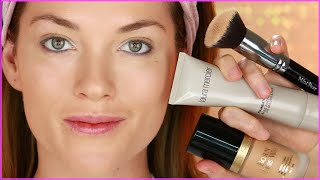 How to Apply Foundation For Beginners with a Foundation Brush [upl. by Ocnarf]