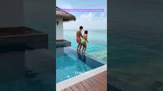 Maldives vlog 💕 Pullman Maamutaa Resort travel travelshorts vacation holidays luxurytravel [upl. by Gulgee407]