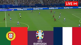 Portugal vs France LIVE Euro Cup 2024 Germany Full Match  Simulation Video Games [upl. by Atlanta]