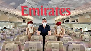 Emirates A380 INCREDIBLE Economy Class  Full Flight Review [upl. by Jansson]