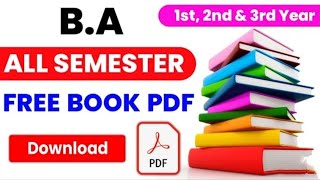 How to download BA all books in hindi  ba books kaise download karen  ba books download [upl. by Veleda]