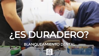 ¿Cuánto dura el blanqueamiento dental [upl. by Oilut]