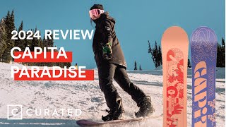 2024 Capita Paradise Snowboard Review  Curated [upl. by Loralee]