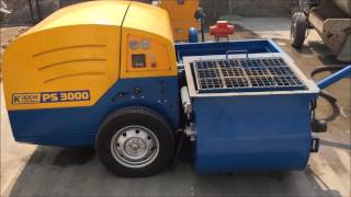 PS 3000 HD Plastering machine Pump and Sprayer [upl. by Annwahs]