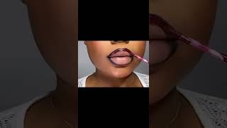 black ombre lipstick 💋 lipstick beauty viralcontent video shortsfeed life ytshorts [upl. by Minnnie64]