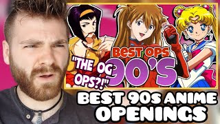 First Time Reacting to quotThe Best ANIME Openings Of The 90squot  CLASSIC ANIME  New Anime Fan [upl. by Ahsaei]