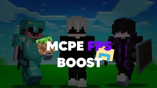 MCPE FPS BOOST  1000 FPS [upl. by Kile]