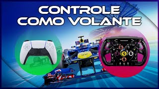 Como Transformar seu Controle em um Volante no Formula 1 2012 [upl. by Yelhs]