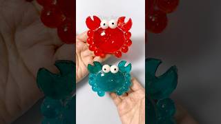 꽃게 말랑이 만들기🦀Crab Squishy DIY with Nano Tape 실리콘 테이프 [upl. by Llenel297]