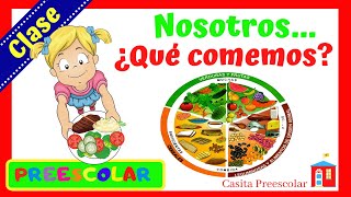 El PLATO DEL BIEN COMER Nosotros ¿Qué comemos Aprendeencasa [upl. by Heiner]