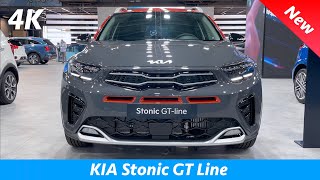 KIA Stonic GTLine 2022  FIRST look amp Full review in 4K  Exterior  Interior Facelift Price [upl. by Eillom]