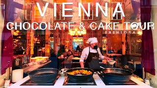 Vienna Austria 🇦🇹 Food Walking Tour Fine Chocolate amp Cake Shops 2022 ASMR [upl. by Ayatal]