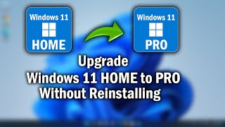 How to Upgrade Windows 11 Home to Pro Without Reinstalling [upl. by Anawd]