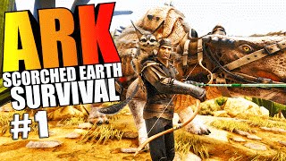 ARK Scorched Earth  MORELLATOPS TAMING JERBOA DEATH WORM ATTACK  ARK Survival Evolved Gameplay [upl. by Drawdesemaj]