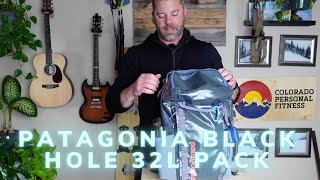 Patagonia Black Hole 32L Pack Review  100 Recycled Doitall Pack [upl. by Beck]