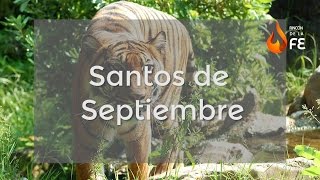 Santoral de Septiembre – Calendario santoral católico [upl. by Baryram]