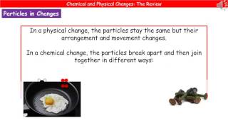 OCR Gateway A C112 Chemical and Physical Changes Summary [upl. by Ennaeel92]