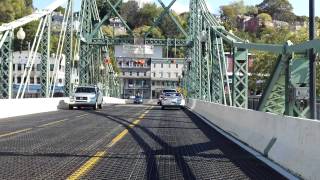 Easton  Phillipsburg Northampton Street Bridge eastbound [upl. by Digirb]