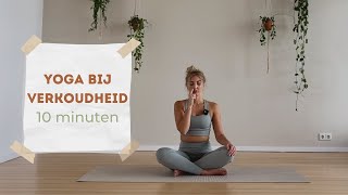 Yoga bij verkoudheid  hooikoorts  snotneus  10 minuten [upl. by Hull]