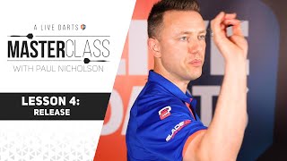 A Live Darts Masterclass  Lesson 4  How to release the dart [upl. by Elene327]