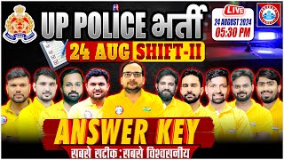 UP Police RE Exam Analysis  UPP Answer Key 2024  24 August 2nd Shift  UP Police Paper Solution [upl. by Anaeg]