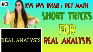 Real analysis for TGTPGT Math [upl. by Yarrum]