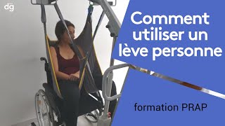 Comment Utiliser un lève personne  Formation ADVF [upl. by Llehcear]