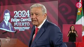 Explica AMLO que la caída a nivel internacional en el precio del petróleo afectó el peso mexicano [upl. by Tremaine]