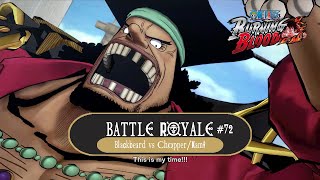 Battle Royale 72  Dual Wielder  Blackbeard Vs ChopperNami  One Piece  Burning Blood [upl. by Adnyc]